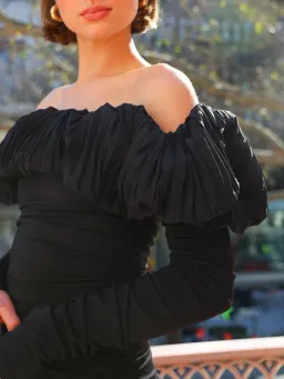 Acler Ambleside Midi Dress in Black Size AU 12 for rent on The Volte - image 9