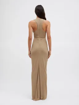 Christopher Esber Vivenda Drape Front Dress Incense Size 8 for rent on The Volte - image 2