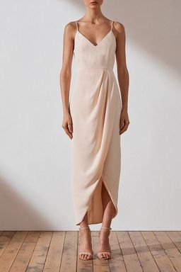 Shona Joy Core Cocktail Dress Nude for rent on The Volte - image 1