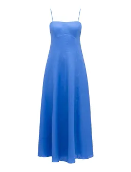 Forever New Kimberly Strapless Midi Dress in Blue  for rent on The Volte - image 5