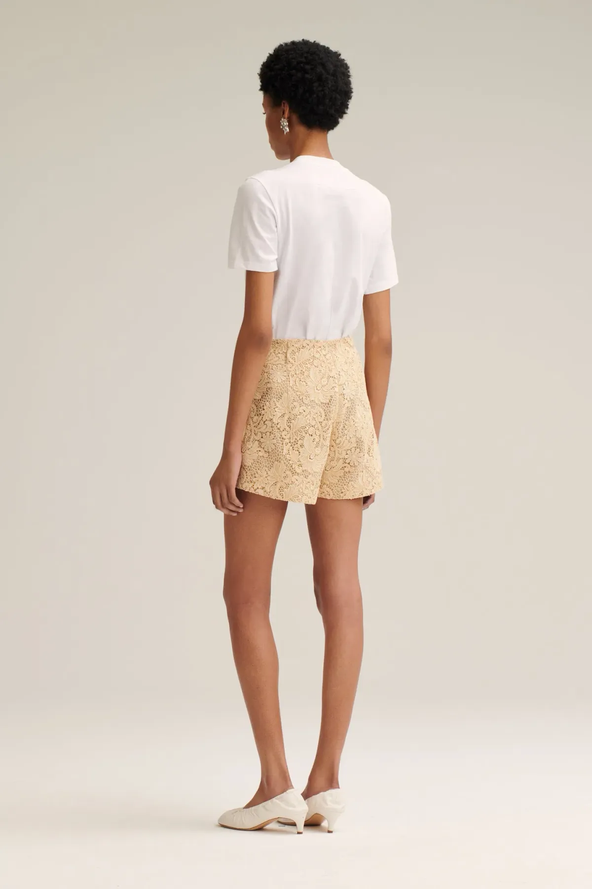 Scanlan Theodore Lace Bralette Size 10 & Shorts Size 10 & Loose Fit Jacket Size 6 Set Antique  - Image 2