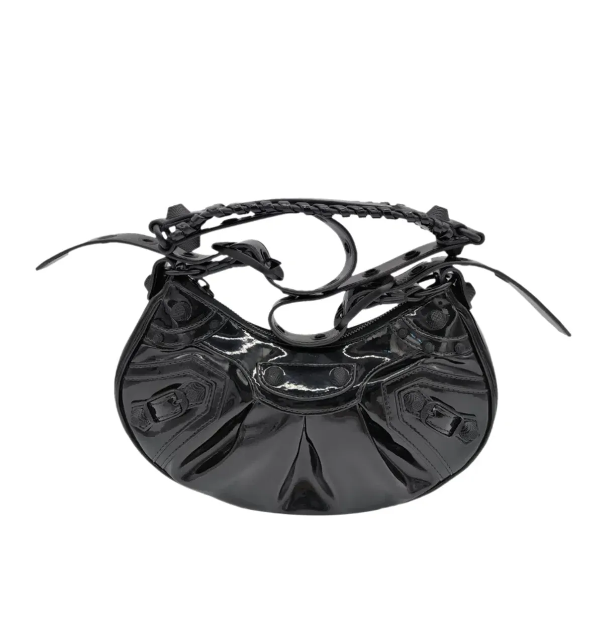 Balenciaga Le Cagole Patent Leather Handbag - Image 1