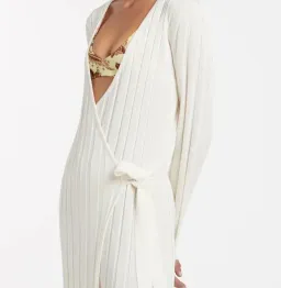Sir The Label Isobel Wrap Dress White Size 0/Au 6 for rent on The Volte - image 4