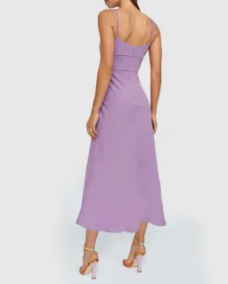 By Johnny Iris Midi Dress Purple Size 6 for rent on The Volte - image 2
