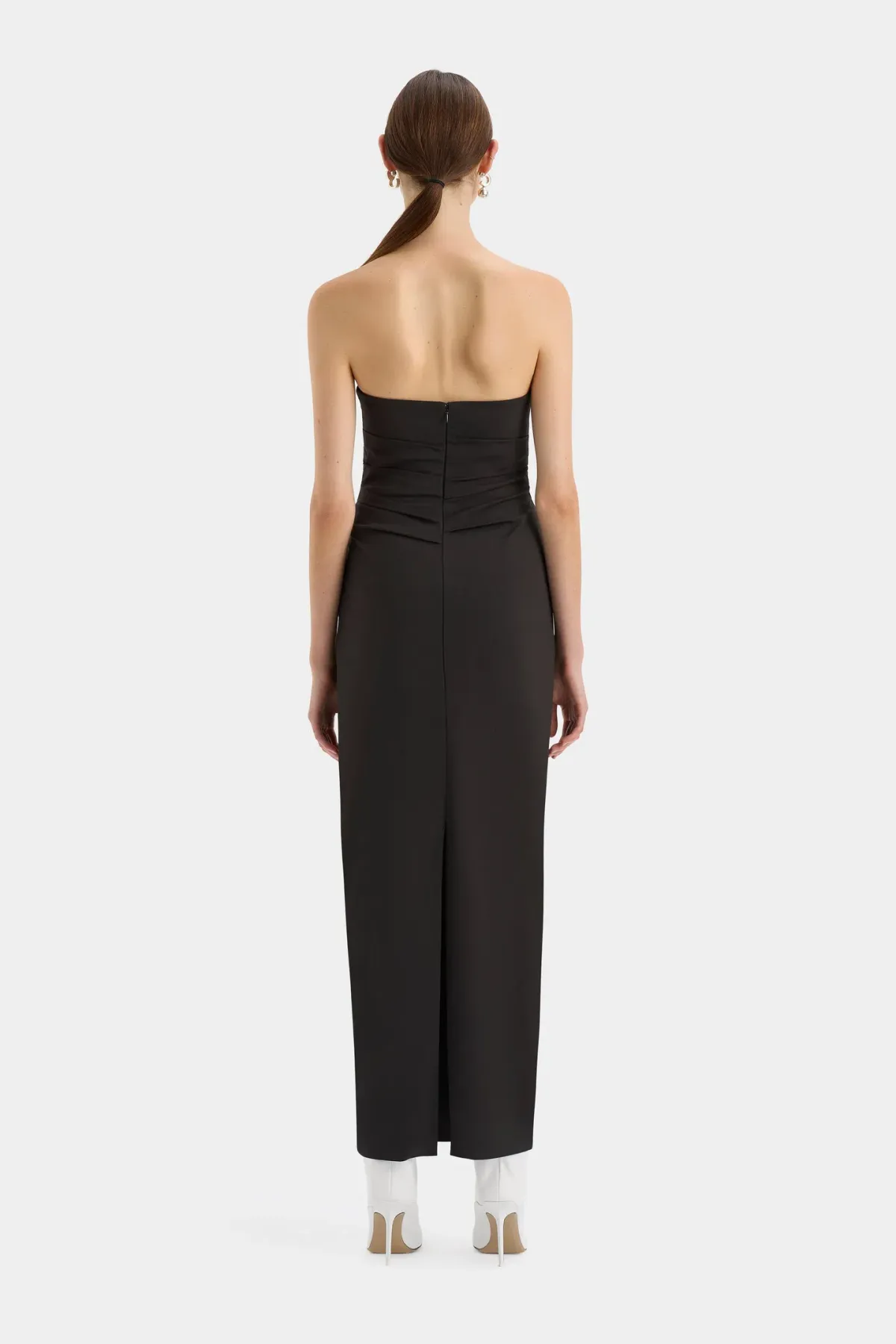 Sir The Label Alba Strapless Dress in Black Size 1 / AU 8   - Image 3