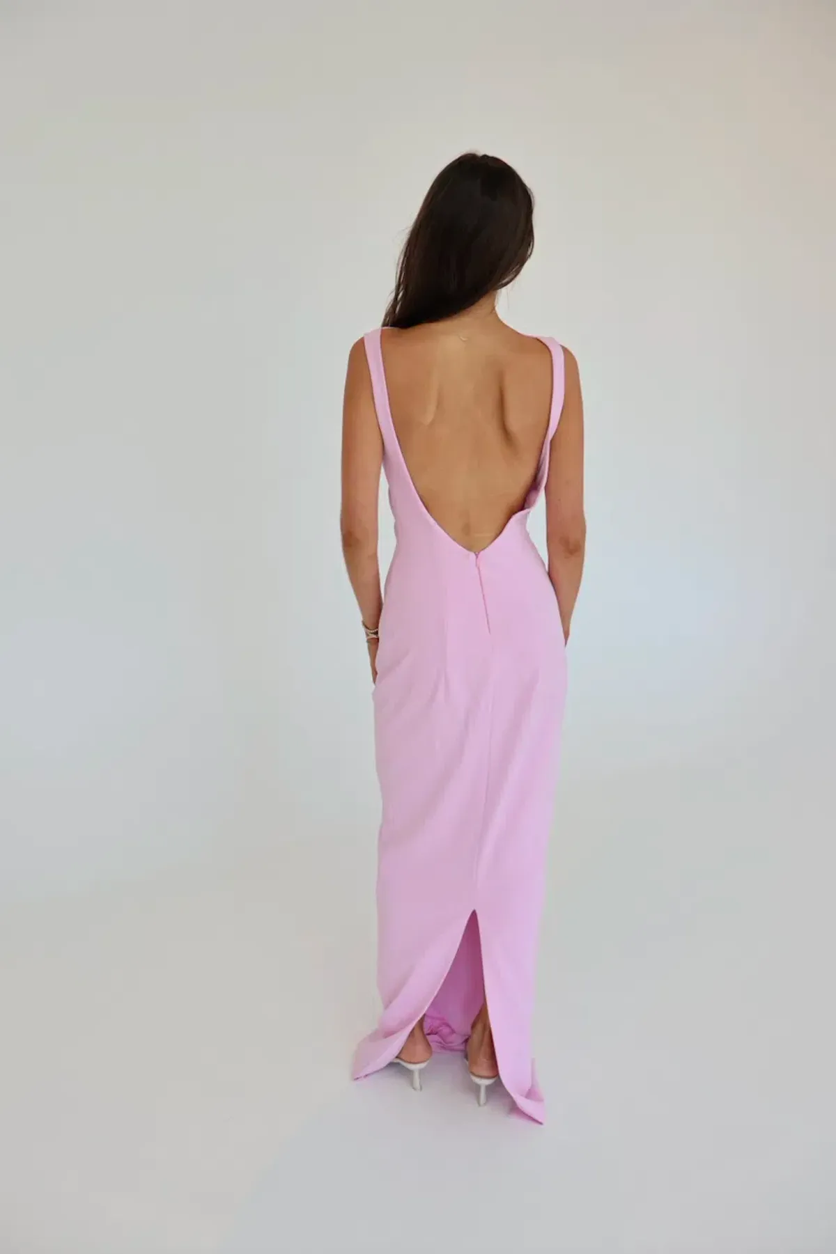 Effie Kats Verona Gown Taffy Pink Size M / AU 10 - Image 3