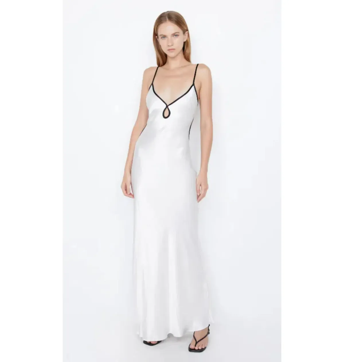 Bec & Bridge Cedar City Maxi Dress Ivory/Black Size AU 6 - Image 1