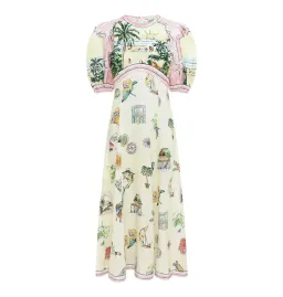 Alemais Sunset Midi Dress Multi Size AU 12 for rent on The Volte - image 3