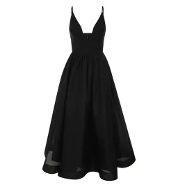 Zimmermann Illustration V Neck Midi Dress in Black Size 0 / AU 8 for rent on The Volte - image 3