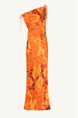 Shona Joy Chara Silk Tie Maxi Dress Chara Print Size 10 for rent on The Volte - image 3