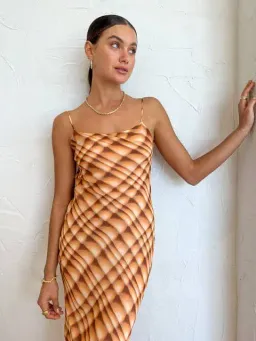 Bec & Bridge Soleil Slip Maxi Dress Print Size 6  for rent on The Volte - image 2