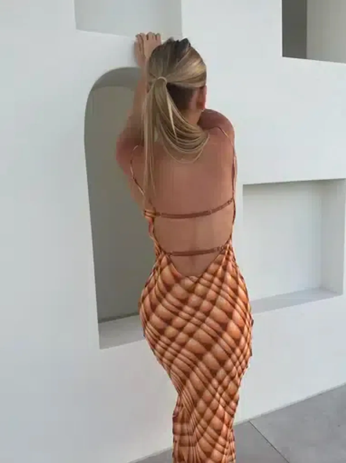 Bec & Bridge Soleil Slip Maxi Dress Print Size 6  - Image 3