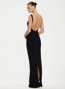 Effie Kats Verona Gown Black Size XS / AU 6 for rent on The Volte - image 2