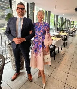 Zimmermann High Tide Buttoned Midi Dress Purple Ikat Floral Size 2 / AU 12  for rent on The Volte - image 3