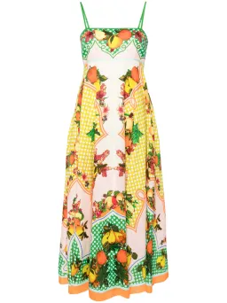 Alemais Lemonis Midi Sundress Multi Size 10 for rent on The Volte - image 4