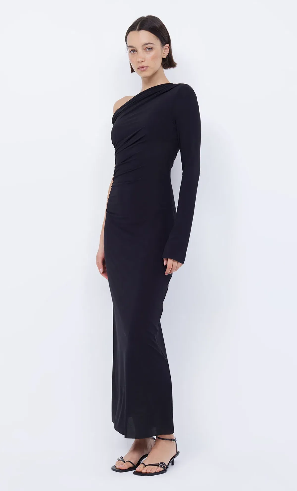 Bec & Bridge Nabila Aysm Midi Dress Black Size 6 - Image 4