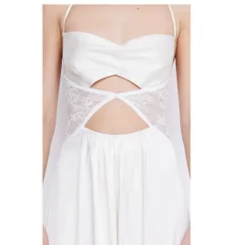 Bec & Bridge Santal Halter Maxi Dress Ivory Size AU 8 for rent on The Volte - image 4