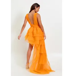 Lexi Lola Dress Mango Size AU 10 for rent on The Volte - image 3