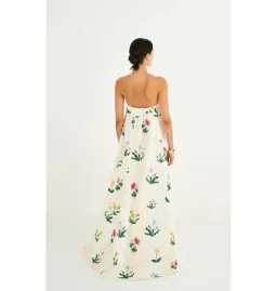 Oroton  Rosebud Gown in Antique White Size AU 12 Adrienne Cleary for rent on The Volte - image 4