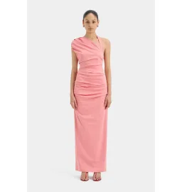 Sir the Label Giacomo Gathered Gown in Pink Size AU 8 for rent on The Volte - image 1