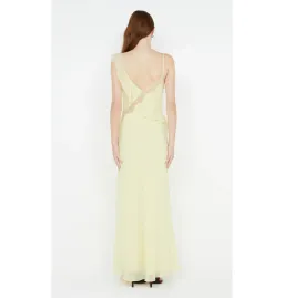  Bec & Bridge Knox Maxi Dress Icy Yellow Size AU 6 for rent on The Volte - image 4