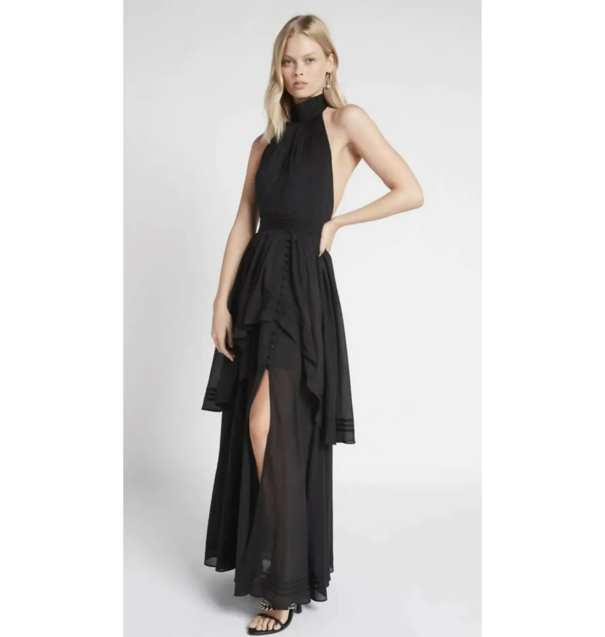 Aje Sienna Dress Black Size AU 10 - Image 1