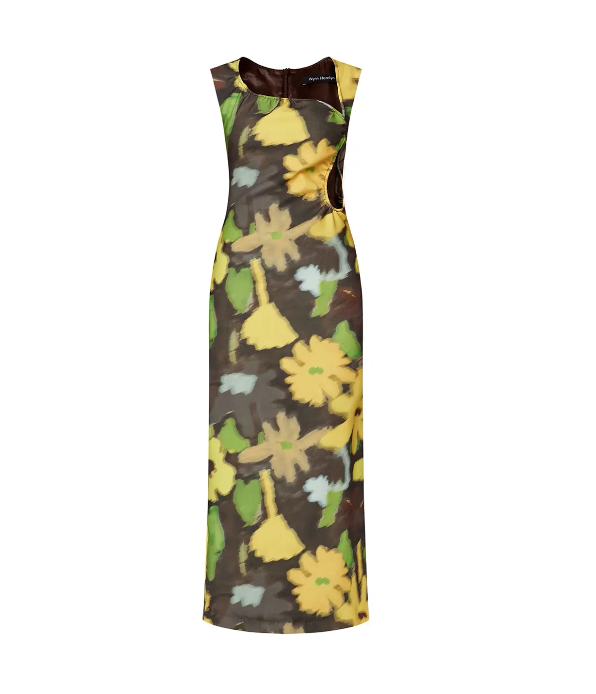 Wynn Hamlyn Ella Maxi Dress Acid Flowers Size AU 8 - Image 4