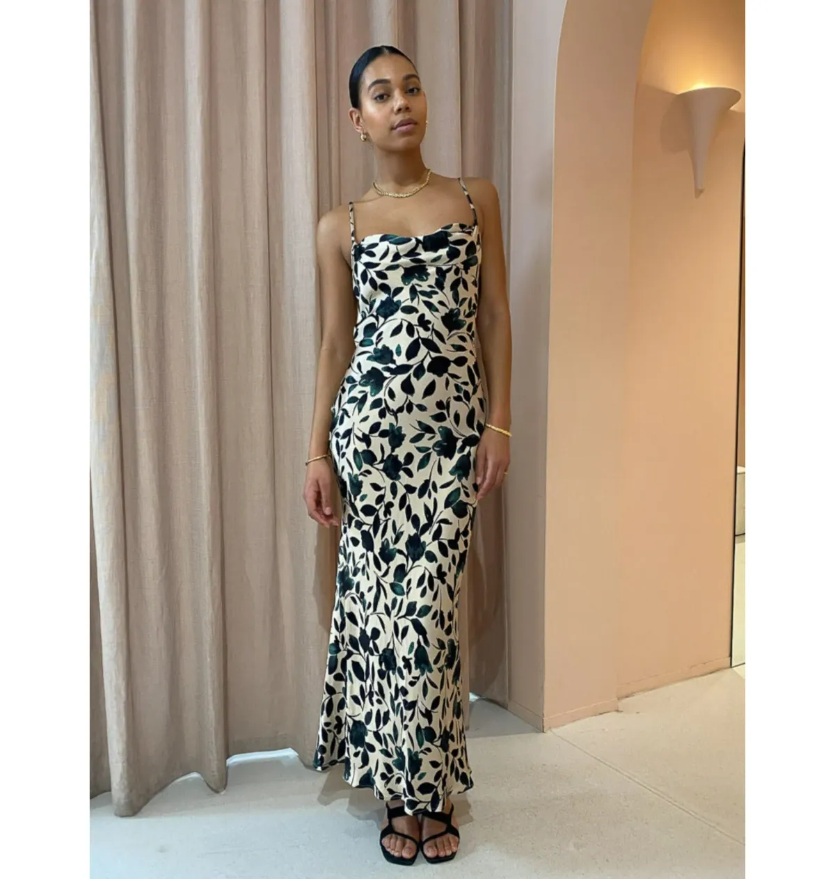 Bec & Bridge Vine Maxi Dress In Print Size AU 12 - Image 4