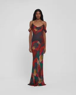 Rat & Boa Adriana Maxi Dress Print Size M / AU 10 for rent on The Volte - image 2