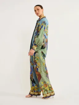 Alemais Gilly Shirt & Pant Set Misty Blue Size AU 10  for rent on The Volte - image 13