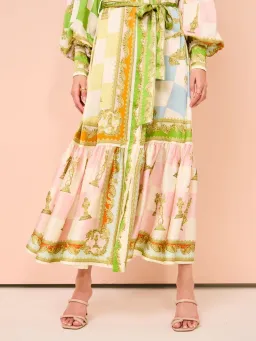 Alemais Checkmate Silk Shirtdress Multi Size AU 8 for rent on The Volte - image 6