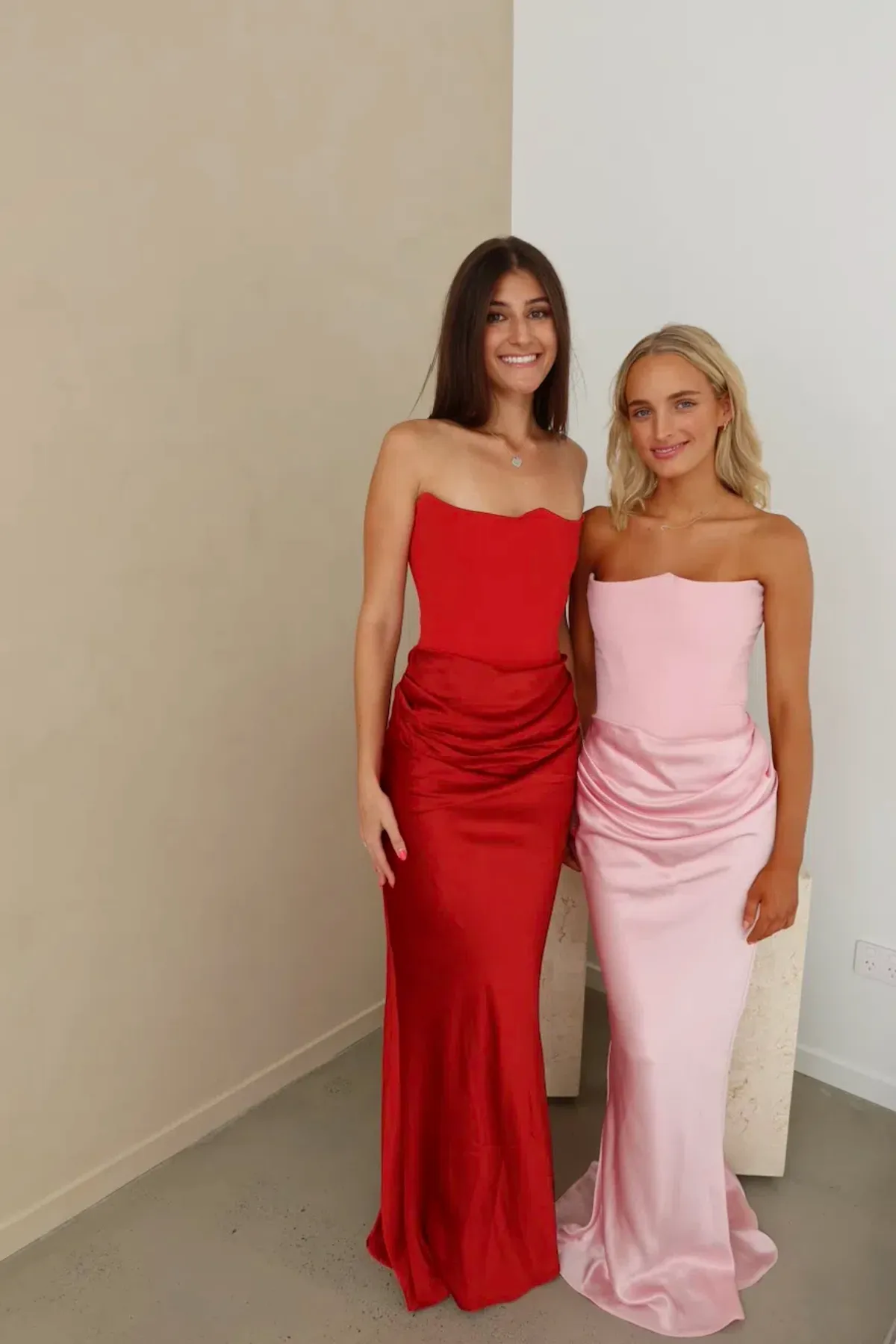 House of CB Persephone Strapless Corset Dress Rose Shadow Size XS / AU 6 - Image 6