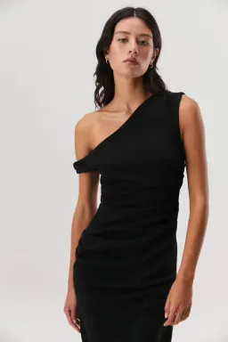 Misha Alaska Midi Dress Black Size 10 for rent on The Volte - image 1