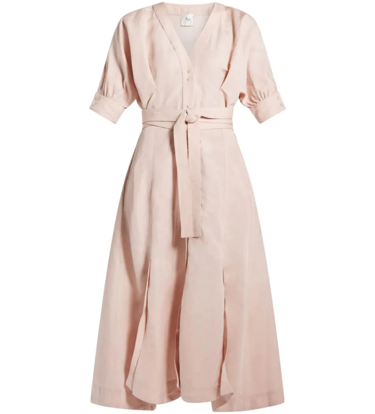 AJE Ennoble Midi Dress Pink Size 14 - Image 4