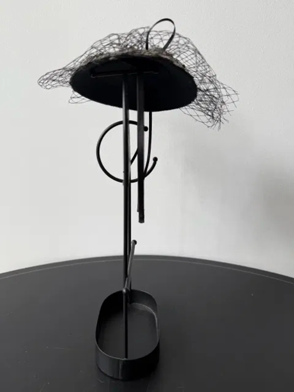 Mimco Sequined Headpiece with Veil Black One Size - Image 2