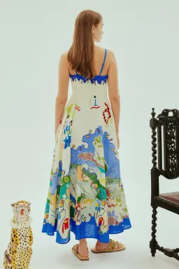 Alemais Nadia Sundress Multi Size 16 for rent on The Volte - image 3