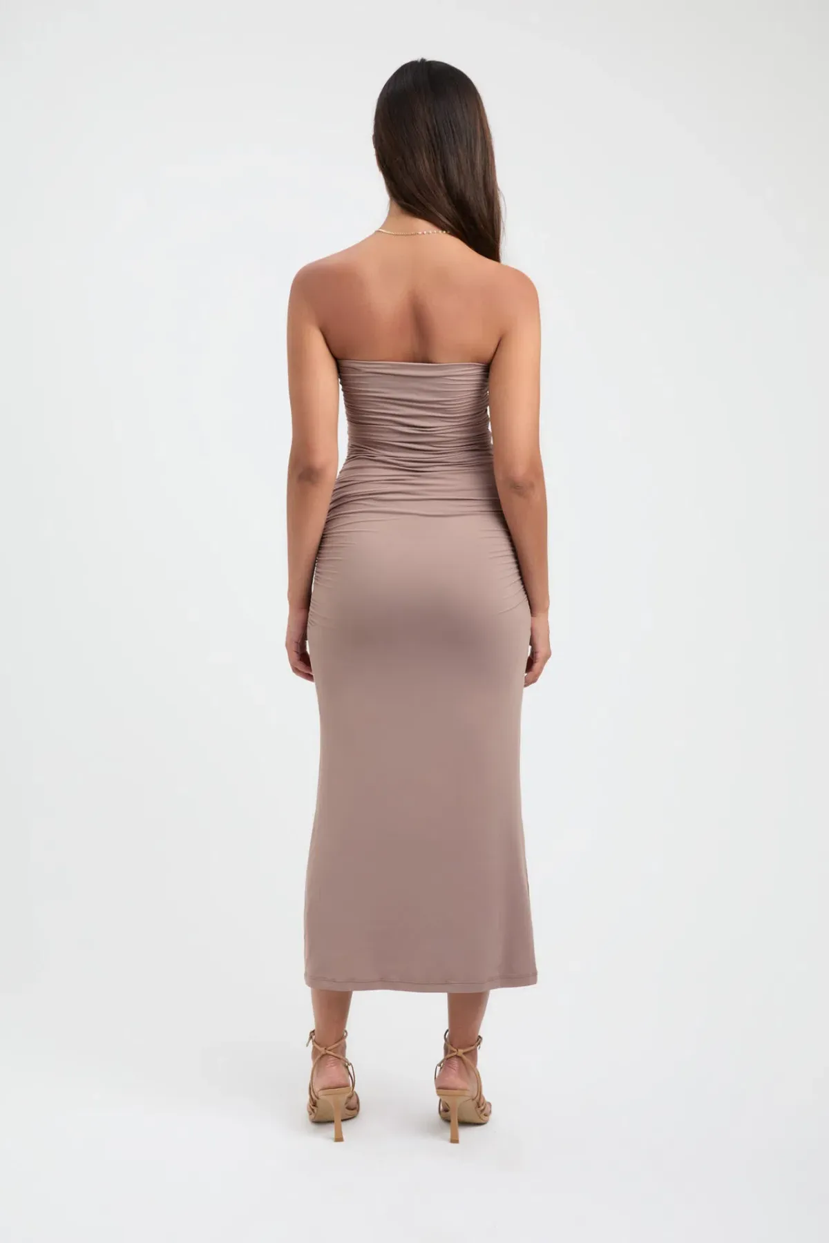 Kookai Elise Strapless Dress Ginger Snap Size 8 - Image 2