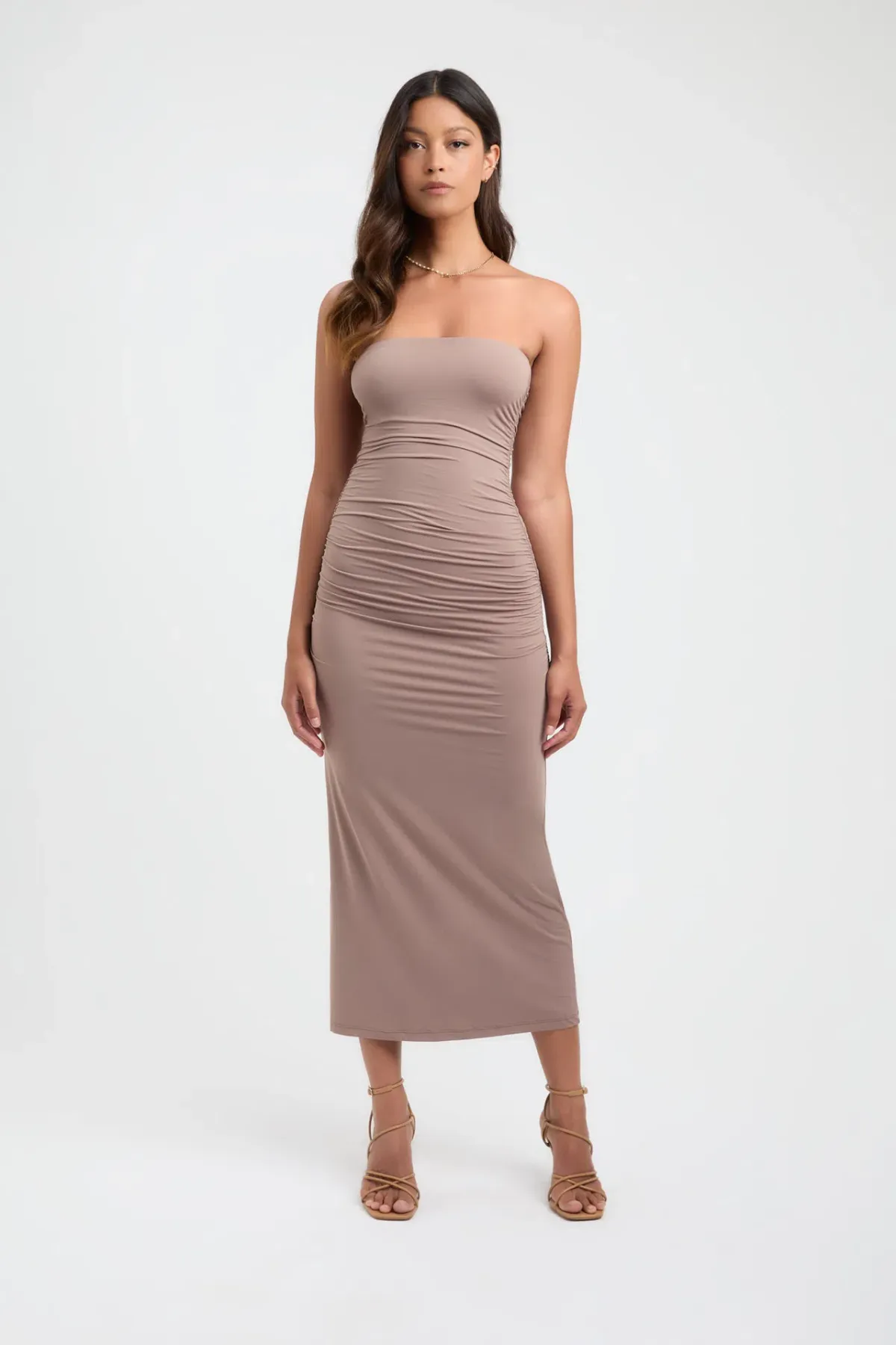 Kookai Elise Strapless Dress Ginger Snap Size 8 - Image 1