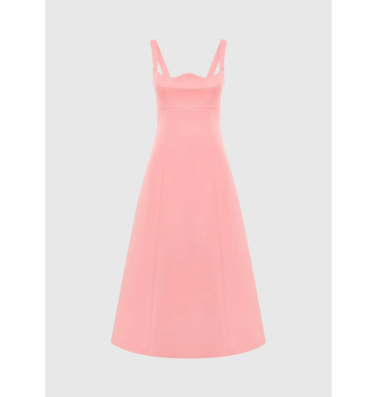 Leo Lin Odette Midi Dress in Strawberry Pink Size AU 6 - Image 4