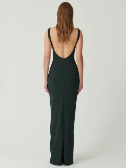 Effie Kats Verona Gown Sacremento Green Size S / AU 8 for rent on The Volte - image 3