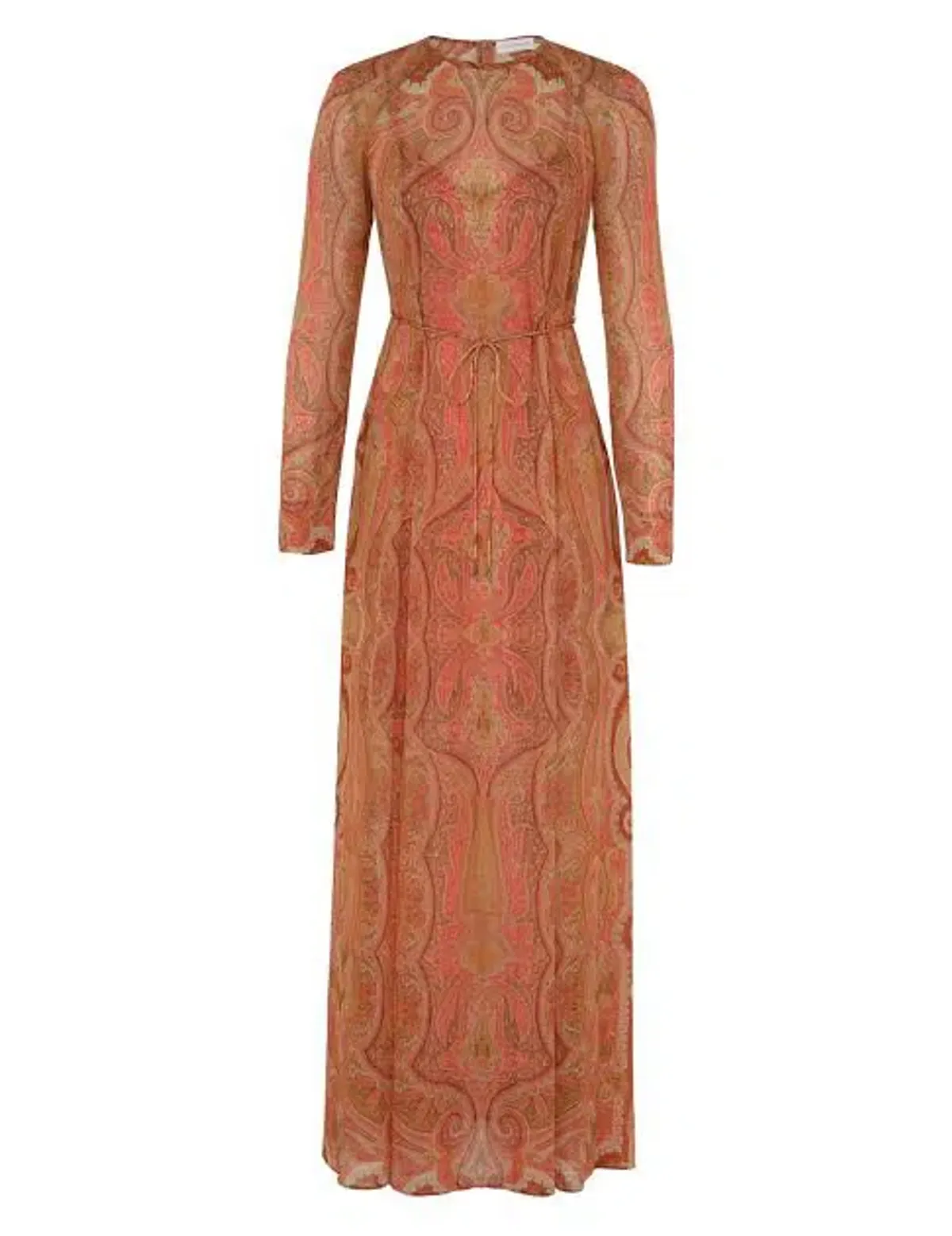 Zimmermann Tranquility Sheath Dress in Red Paisley Size 0 / AU 8  - Image 1