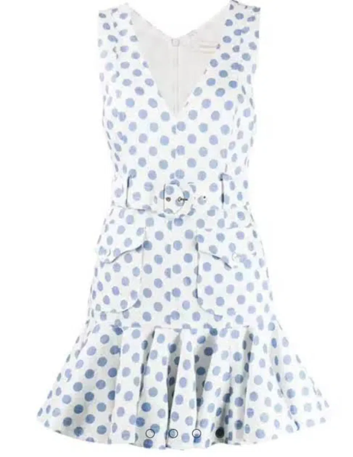Zimmermann Super Eight Safari Mini Dress Polka Dots Size 1 / AU 10 - Image 4