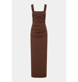 Sir the Label Dahlia Balconette Gown in Chocolate Size 2 / AU 10 for rent on The Volte - image 3