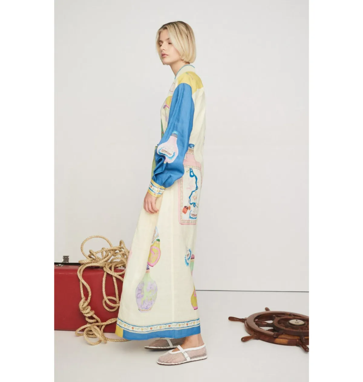 Alemais Elixer Maxi Dress Multi Size AU 8 - Image 4