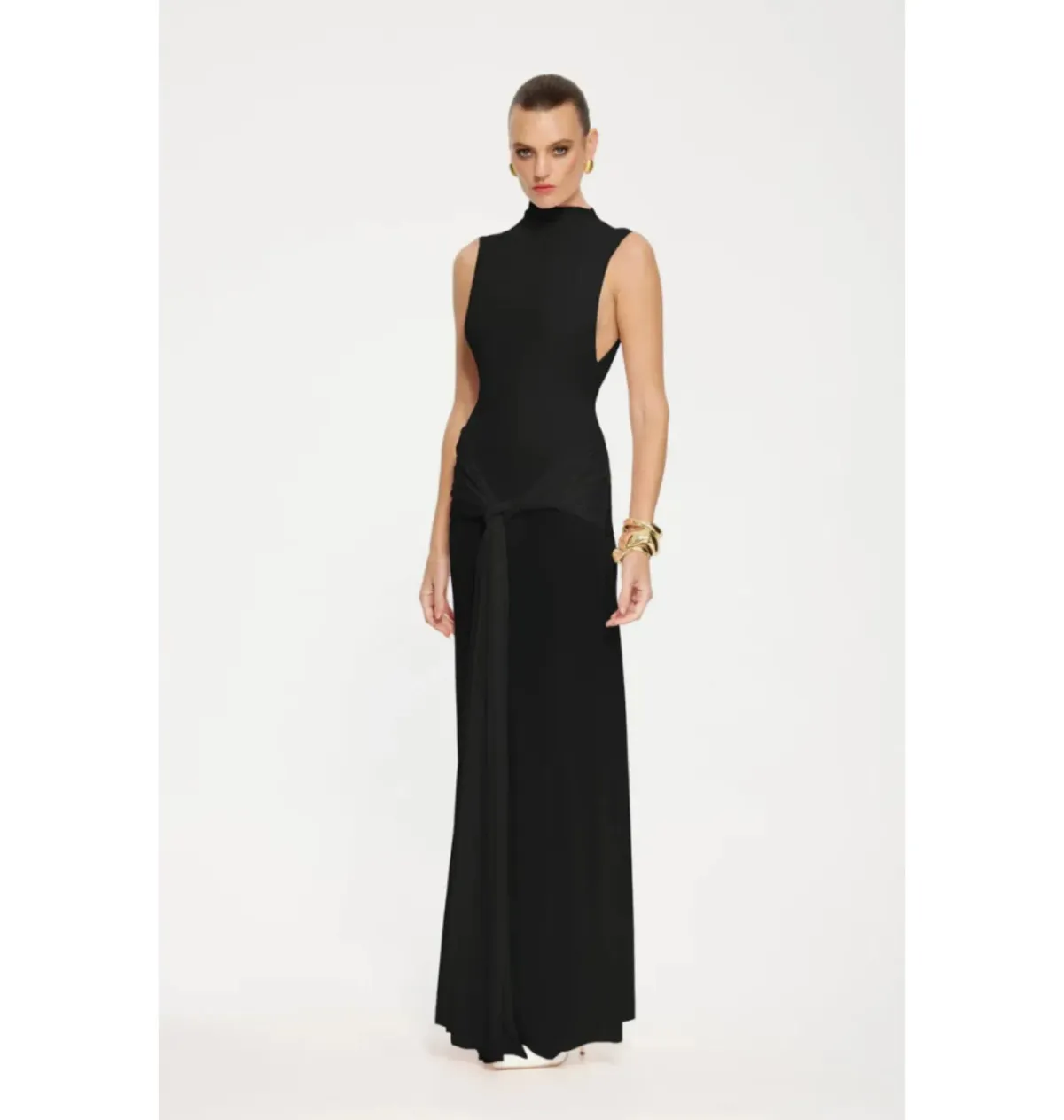 Effie Kats Roza Maxi Dress in Black Size L / AU 12 - Image 1