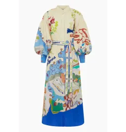Alemais Nadia Shirtdress Multi Size AU 14 for rent on The Volte - image 6