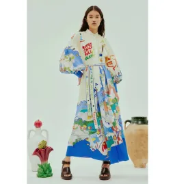 Alemais Nadia Shirtdress Multi Size AU 14 for rent on The Volte - image 1