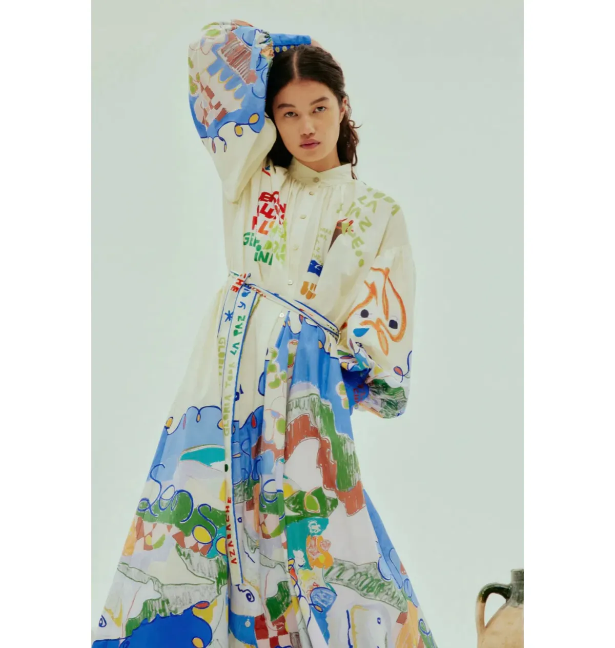 Alemais Nadia Shirtdress Multi Size AU 14 - Image 5