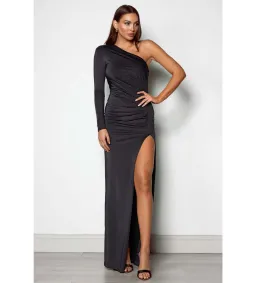 Elle Zeitoune Tessa Gown In Black Size 12 for rent on The Volte - image 1