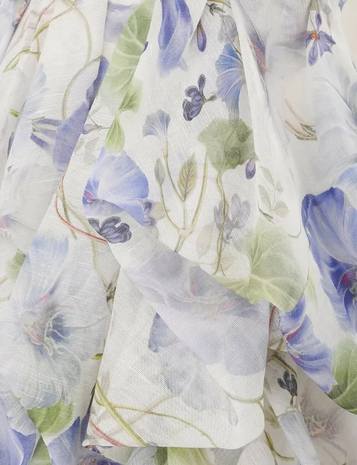 Zimmermann Natura Draped size 12 purple floral - Image 2